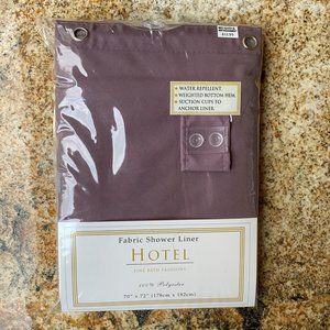 NEW 5 -Star Hotel Fine Fabric Shower Liner 70"x72"